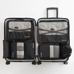 Seven Pieces Set Travel Organizers Luggage Storage Bags