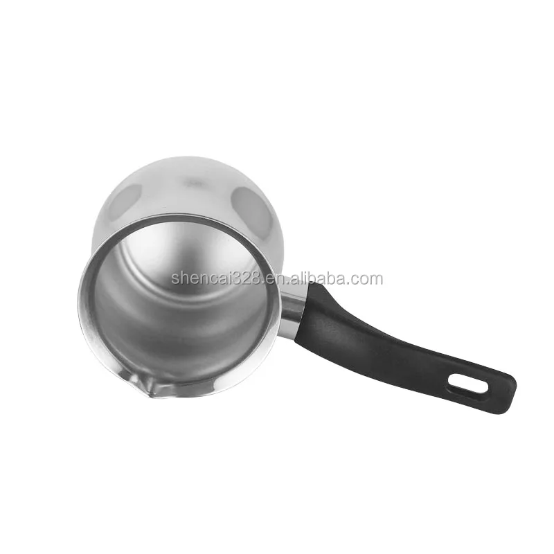 multiple size fondue pot pouring Turkish Coffee Warmer with Handle