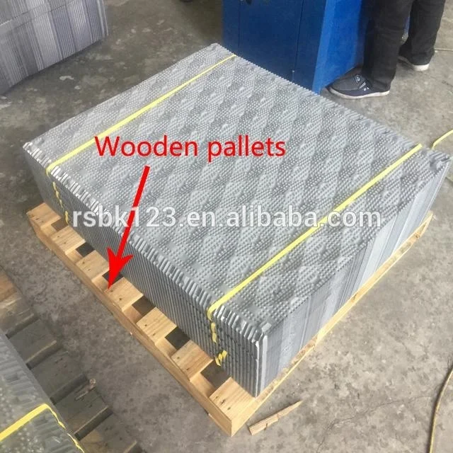 High quality PVC film fill pack,Corrosion preventive 1000*850mm cooling tower infill media