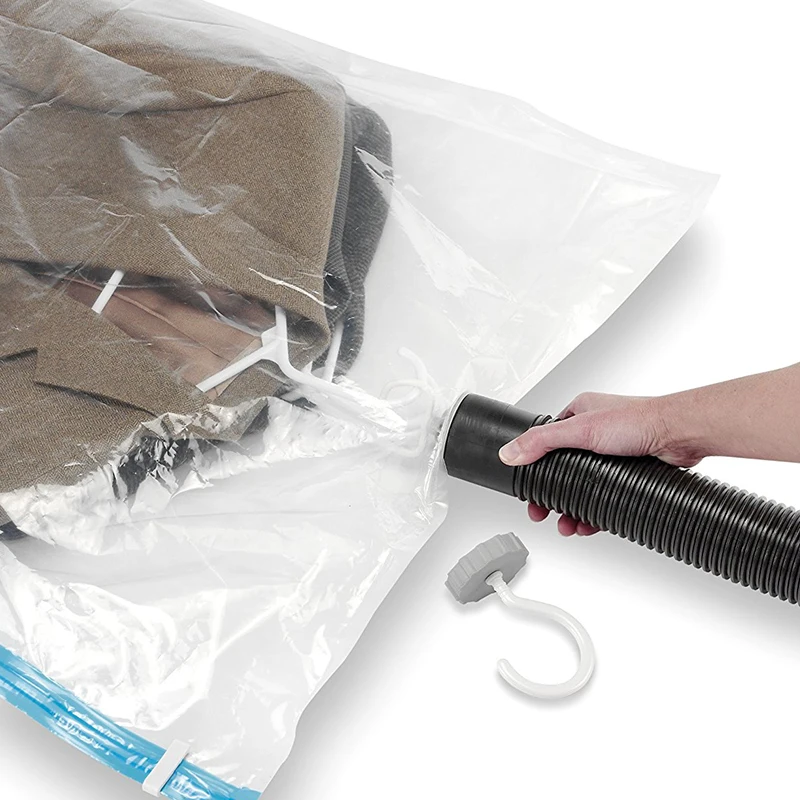 Factory supply hot selling hanging vacuum storage bag for clothing