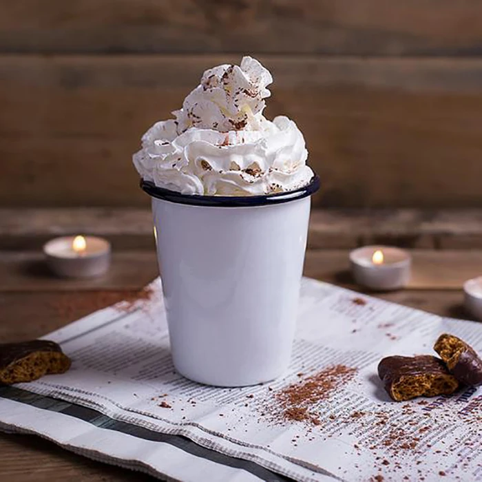 ХЛ 12oz мини, продажа по оптовым ценам; Принт, Ретро стиль, матовый синий сублимации эмаль металлический чугуна по индивидуальному заказу современный кофейный стакан