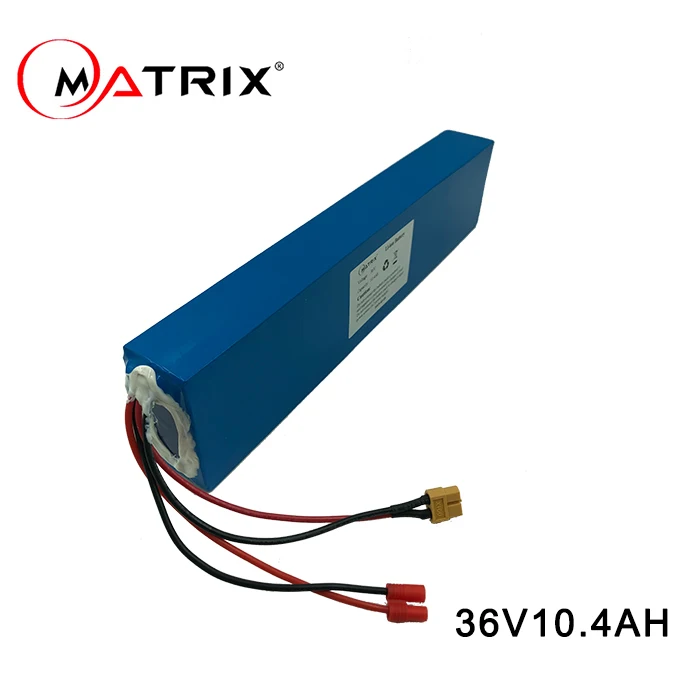
36 volt lithium ion battery for electric scooter 10S4P 36v10.4ah 