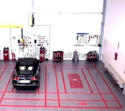 MFB оборудование для автомобильной мастерской автомобильная рама Тяговая машина напольная система