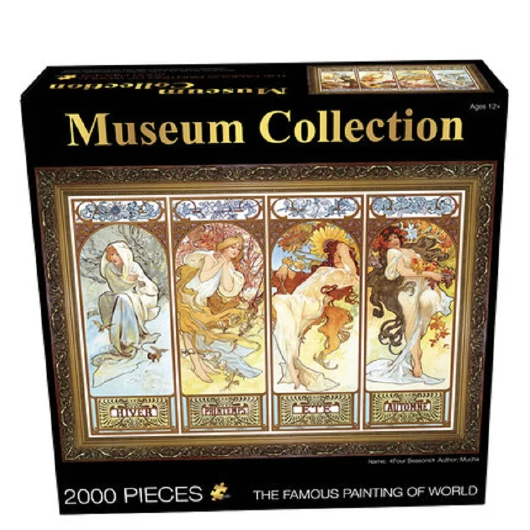 
Gift Shop Sublimation Print Wholesale DIY Animal Puzzle 2000 Pieces 