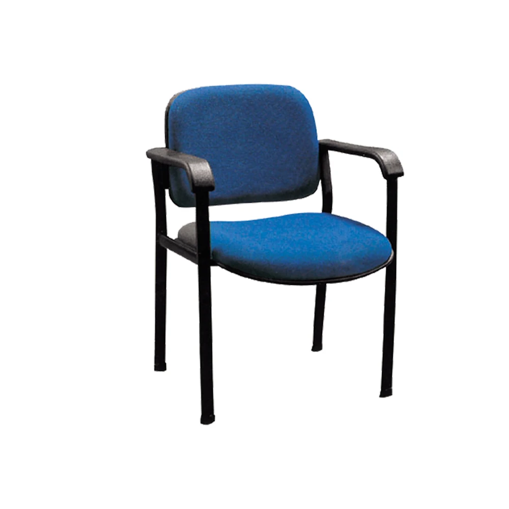 Office furniture chair visitor chairs no wheels fabric visitor chair with plastic back