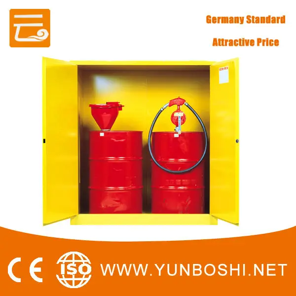 110gal Fireproof Vertical Oil Drum Cabinet