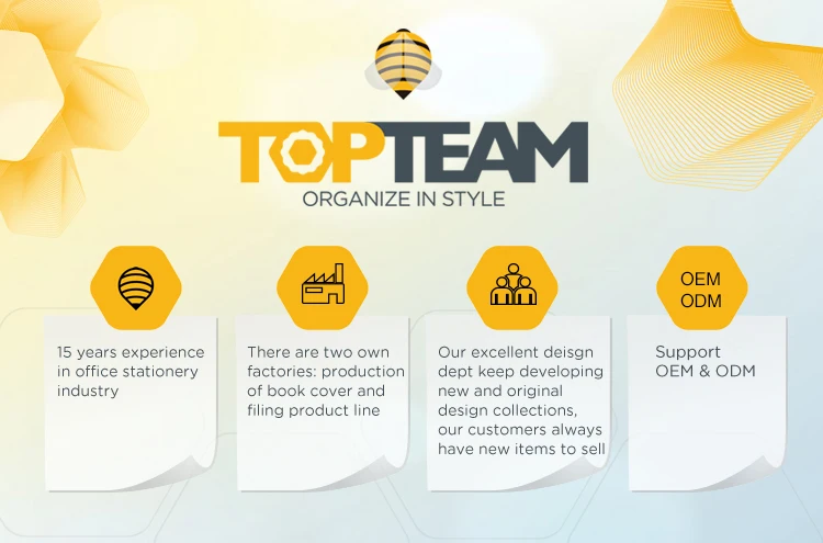 Customized Clear Pockets File A4 Size PP Plastic Display Book File Folder