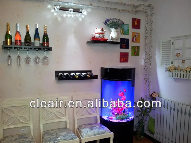Cleair Semicircle LED light Acrylic Aquarium