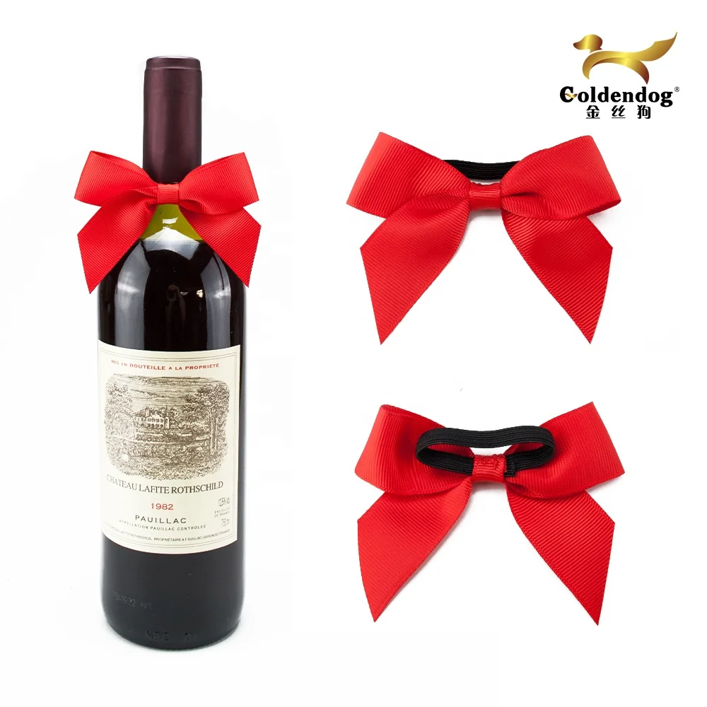 Premium Quality New Unique Style Wine Bottle Neck Decoration Bow Tie For Festival