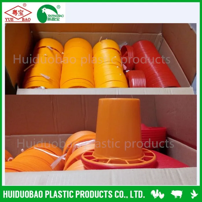 Poultry feeding equipment manual chicken feeder plastic feed trough for chicken