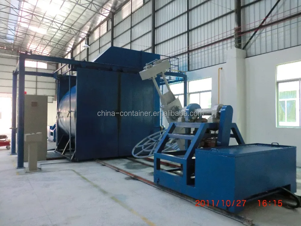 
2.8m automatic shuttle rotomolding machine 