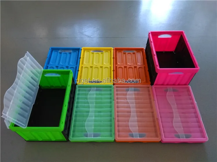 
Modern Promotional Plastic Collapsible Storage Box For Warehouse 
