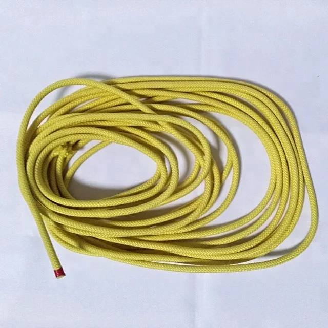 
Heat resistant aramid rope for tempered glass 