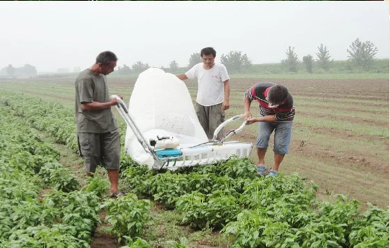 two-man tea harvester