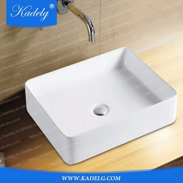 
New Design Bathroom Lavabo Ceramic Hand White Wash Basin 