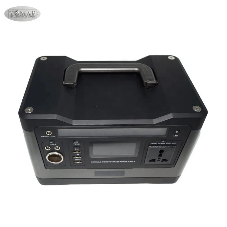 CE FC Rohs Approve Solar Generator 500W 50Ah Lithium Battery Portable Emergency Mobile Power Supply For Outdoors