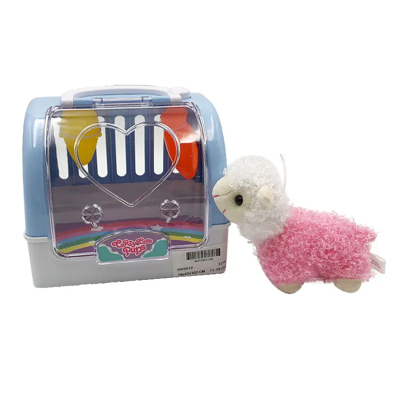 Carry case animal plush toy cute animal soft mini plush toy cartoon stuffed whale toy for kids play