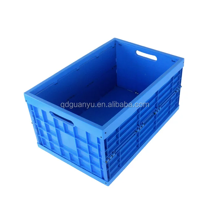 Food grade standard plastic folding crate for vegetable and fruit transporting