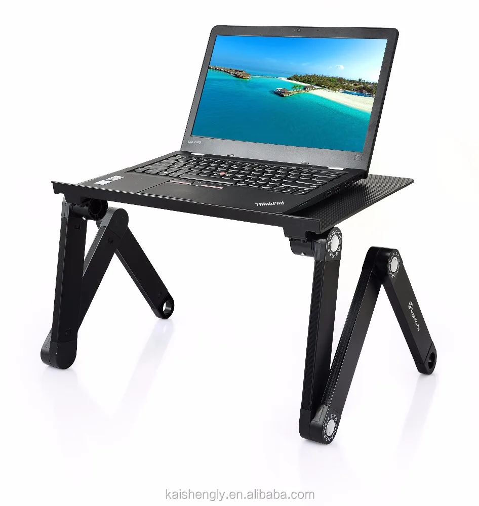 Portable Multifunctional Aluminum Laptop Desk/Computer stand/Bed Tray