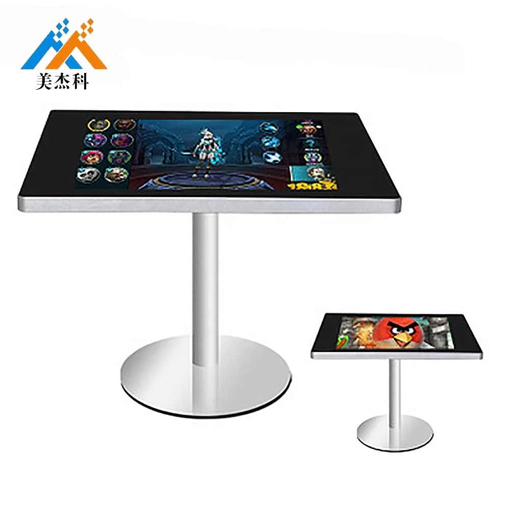 restaurant interactive multi touch screen coffee game smart touch screen table  touchscreen table