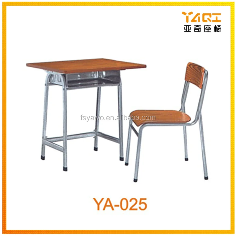 Wood Material School Desk and Chair Kindergarten Classroom Furniture