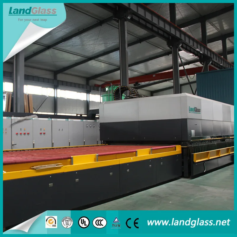 
LandGlass horizontal A2436 ce certificate flat tempering glass furnace 