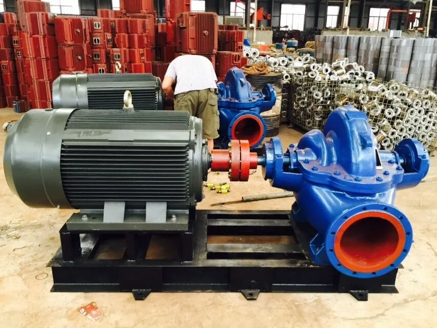 horizontal split case big water pumps for pump station