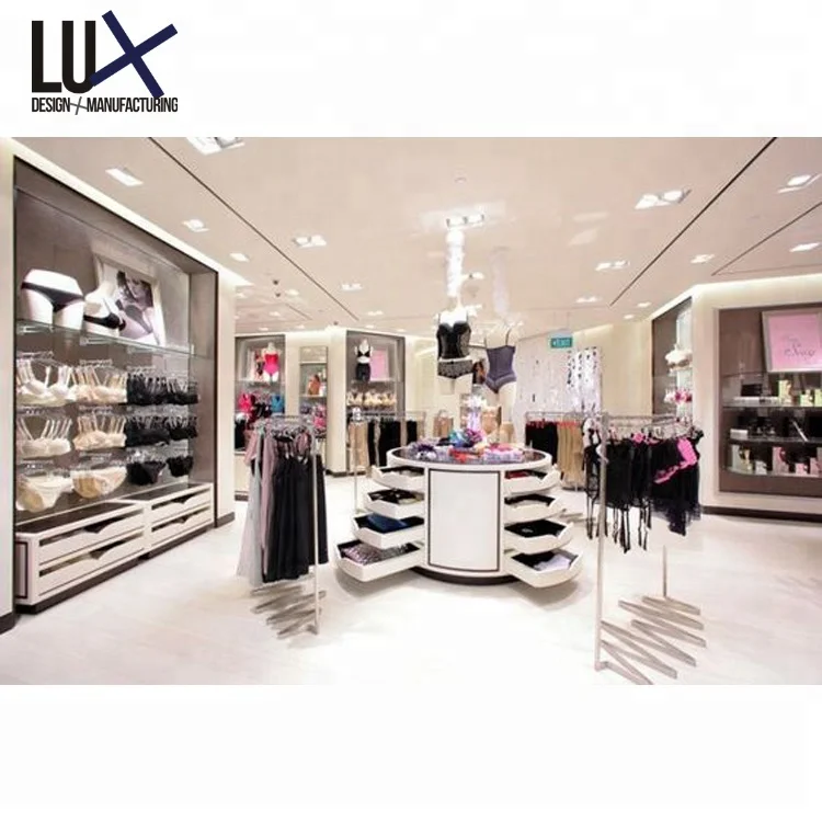 LUX Customized 3D Design Lingerie Store Display Furniture,Underwear Decoration For Fancy Shop For Exclusive Shop