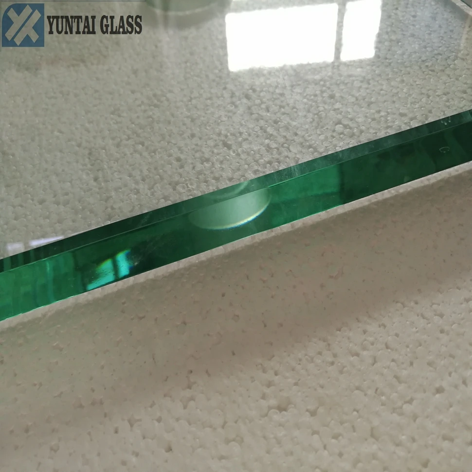 blue flat swimming pool fencing tempered glass cost from Qinhuangdao factories