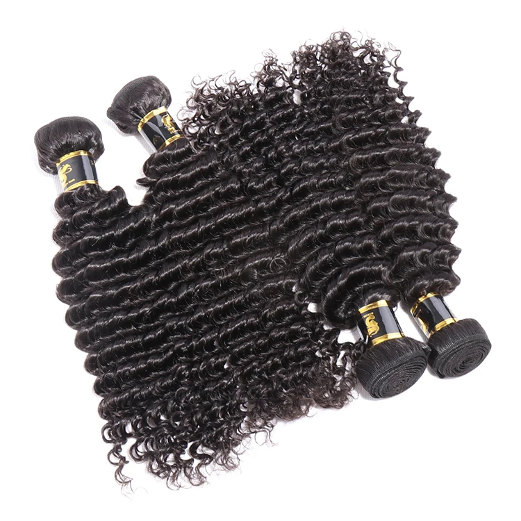 Grade 10a Deep Body Wave Virgin Brazilian Hair Cut From Young Girl, Yiwu Yaki Hair Extension, Cuticle Aligned Deep Wave Hair