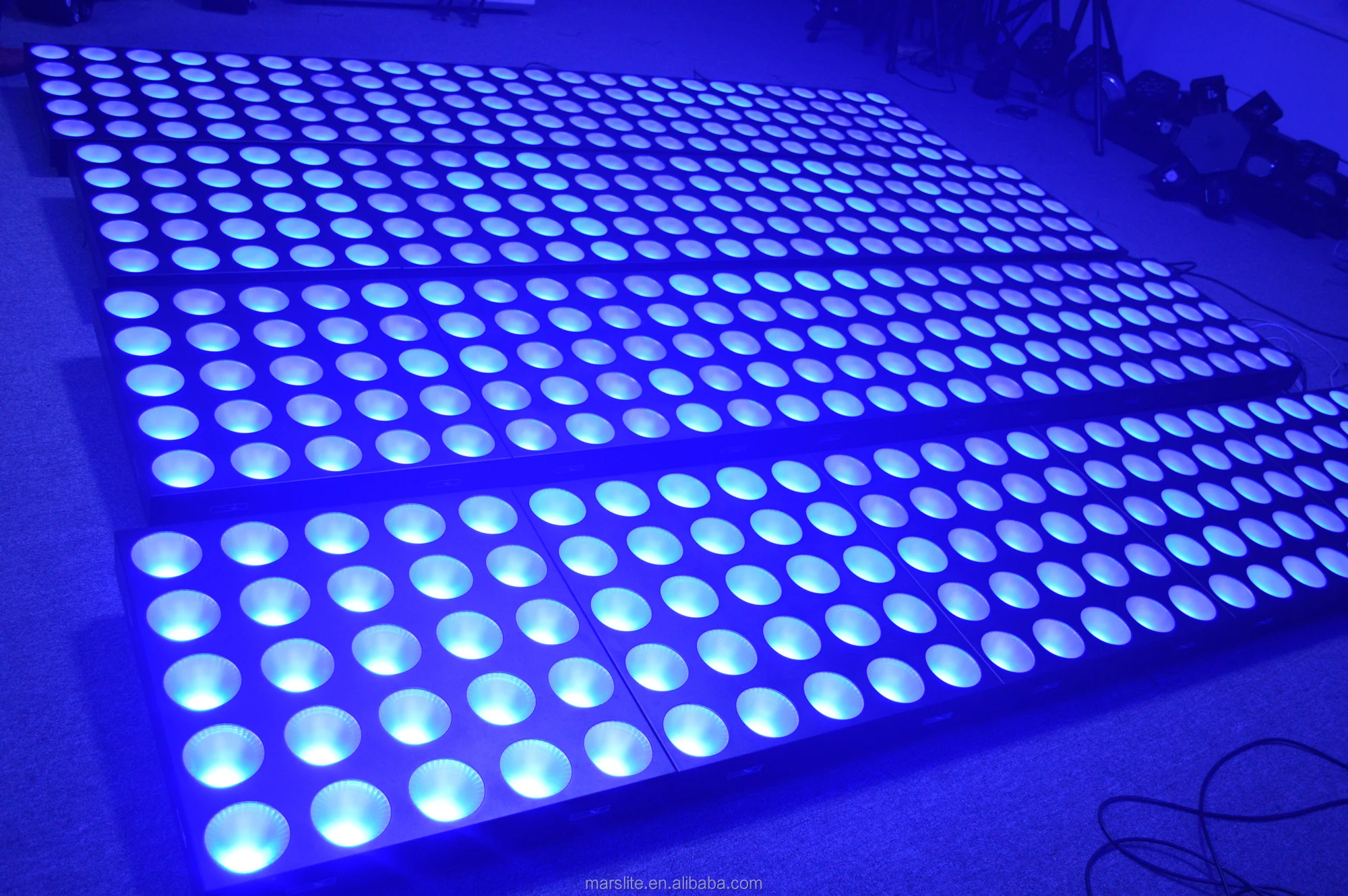 5x5 COB led matrix 25x10w rgb dmx led blinder for background stage light