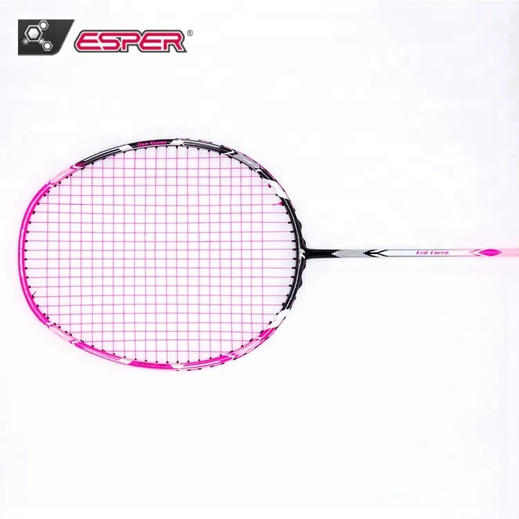 Super value activity price badminton racket high quality 100% graphite fiber badminton racket