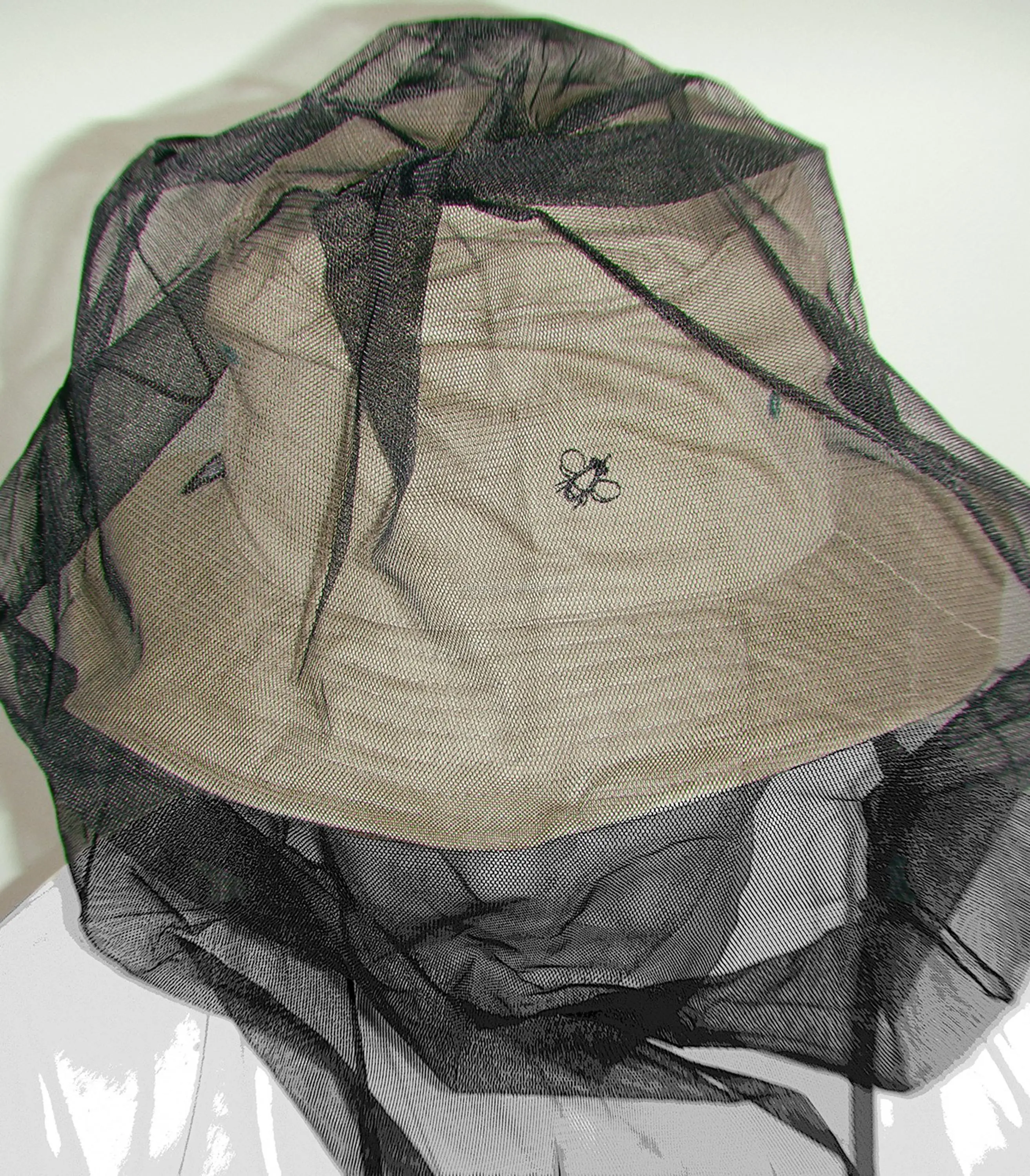100% polyester green mosquito net for head or head net