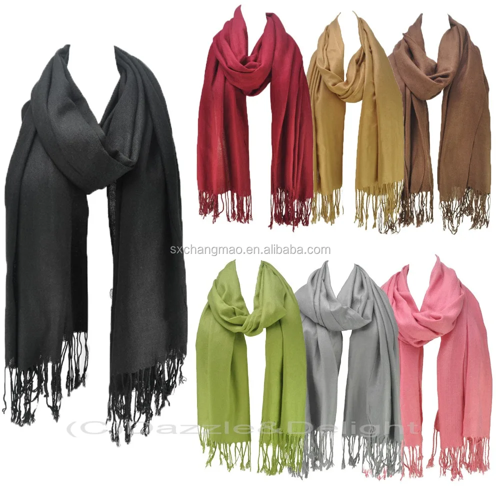 wholesale various color pashmina scarf