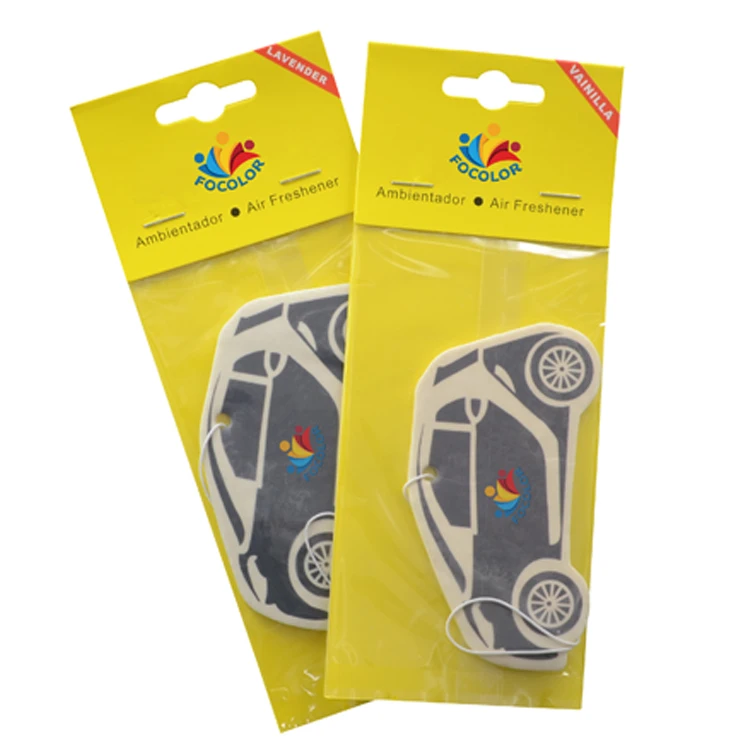 Индивидуальный подвесной автомобильный освежитель воздуха бумажная карточка Ароматизированная бумага