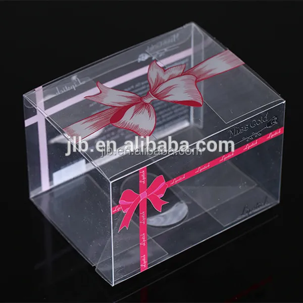 Eco-friendly clear plastic baby shoe packaging box