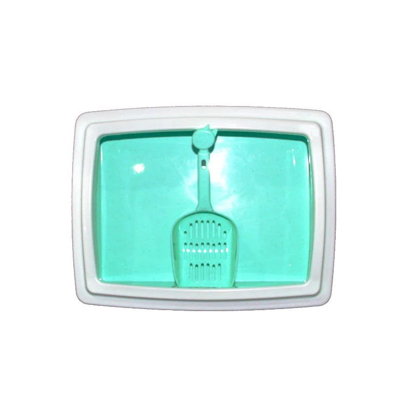 
New Cat Toilet Plastic Cat Litter Box 