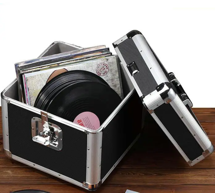 
12 inches Customized aluminum carrying storage box aluminum case CD case 