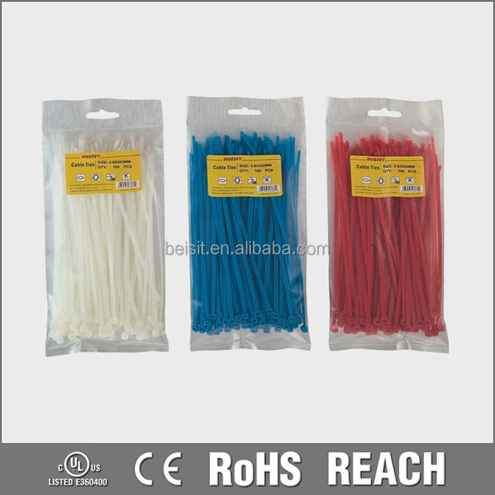 Разъемные Типа и Нейлон Материал Пластик Pa66 Rohs Нейлон Кабельные Стяжки