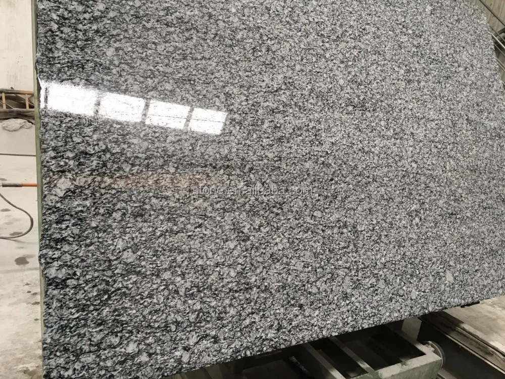 Белые гранитные плиты G418, волнистые белые гранитные плиты 280x180 см