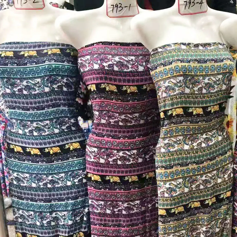 fashion factory price challis elephant print rayon fabric for dress