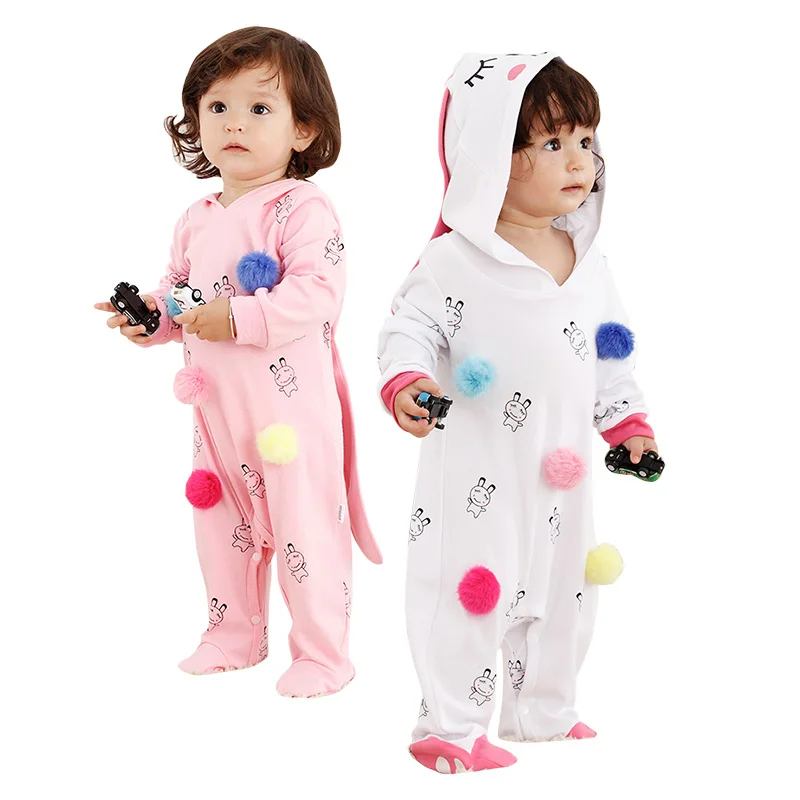 Jumpsuit Knitted Baby Apparel Infant Clothes Romper Kids Baby Grow Newborn Full Baby Girls Long Sleeves 100% Cotton Support