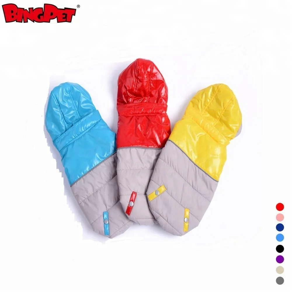Wholesale Winter Warm Dog Clothes and Pet Apparel Accessories Waterproof Dog Coat with Hood
