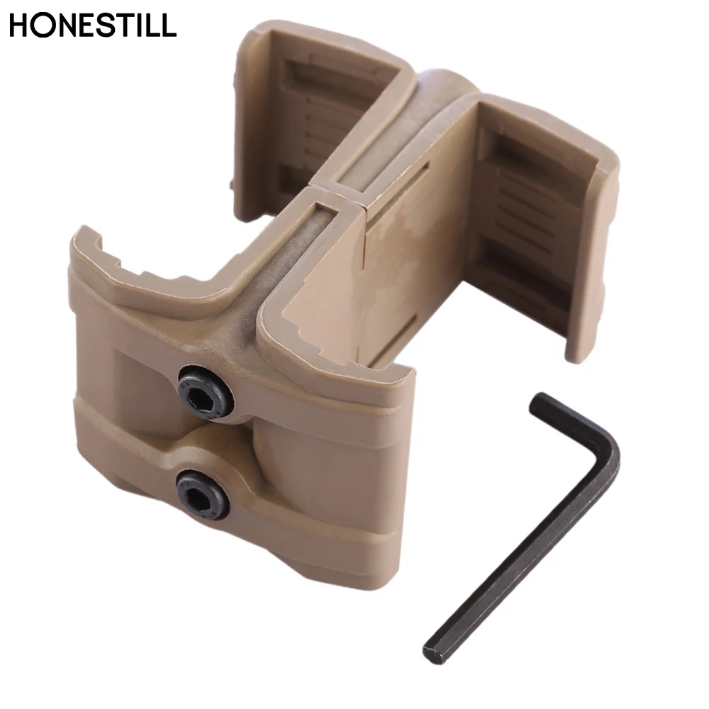 
Nylon Clip AR15 Rifle Gun Magazine Parallel Connector Clip Coupler Modified Part For M4 replacement 