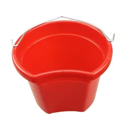 ESD 8L Plastic Flat Back Bucket For Horse