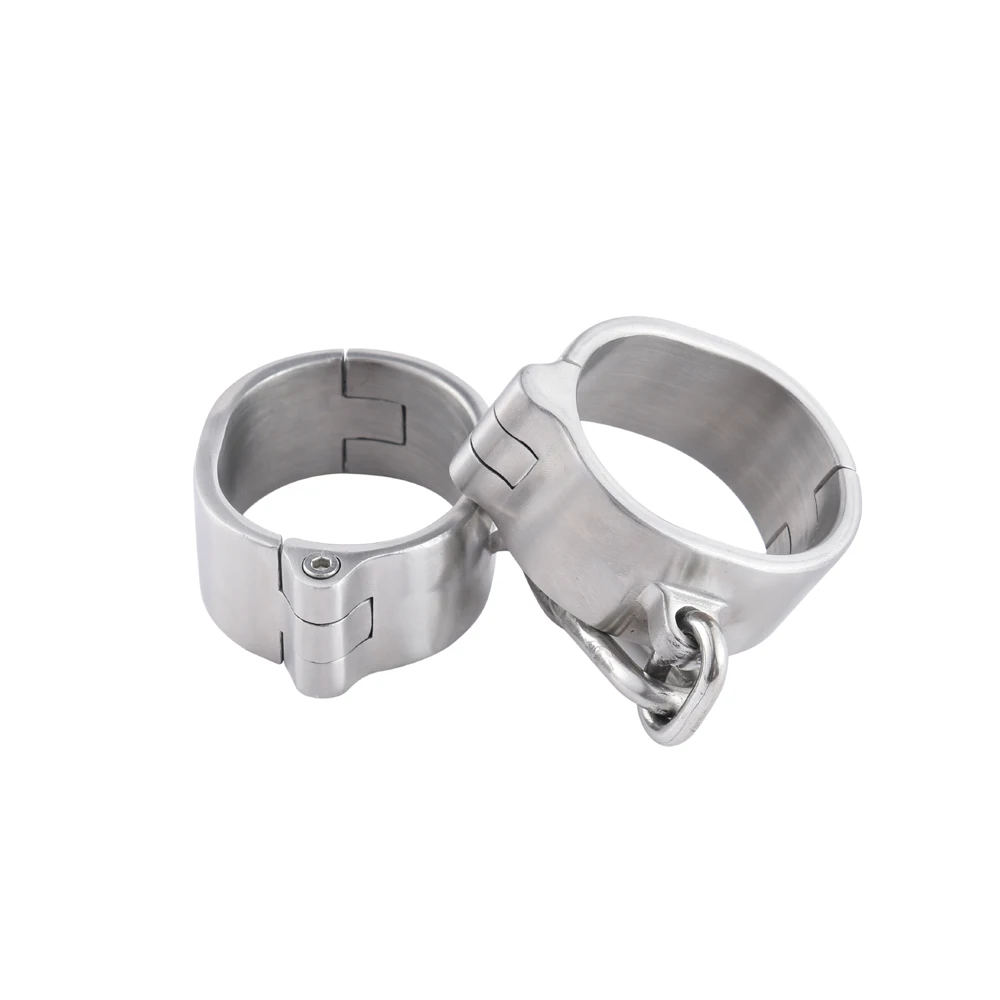 Black emperor SM fun handcuffs, easy to use, practical and convenient, 304 stainless steel material, safe and firm Customizable