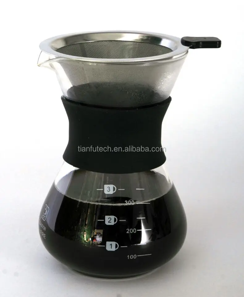 Hot Selling Exquisite Manual Drip Glass Coffee Maker