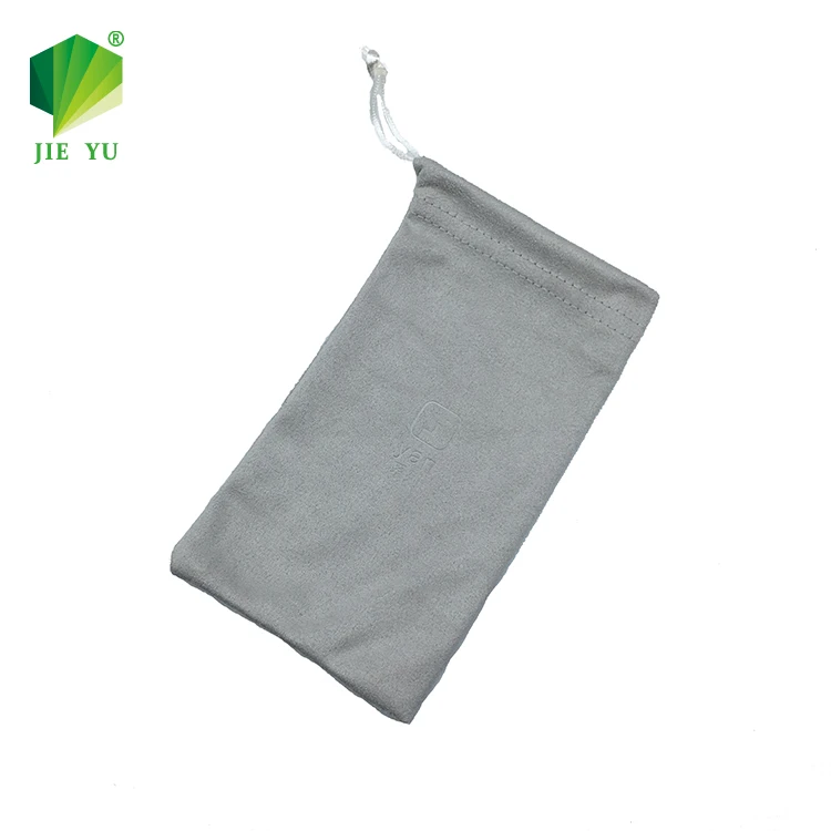 Soft Drawstring Eyewear Sunglasses Microfiber Cloth Pouch Case