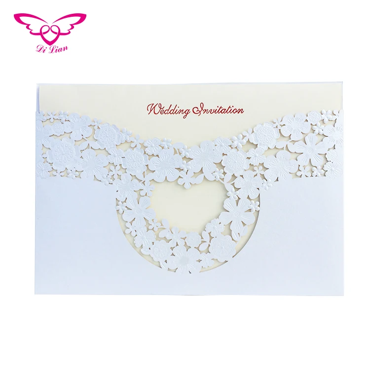 
Sweet Love Design Luxurious Wedding Invitation Card 