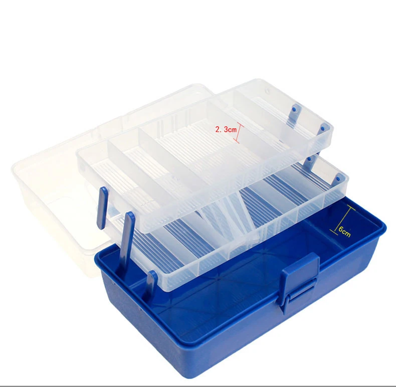 Wholesale plastic fly fishing tackle box lure box in fishing tackle
